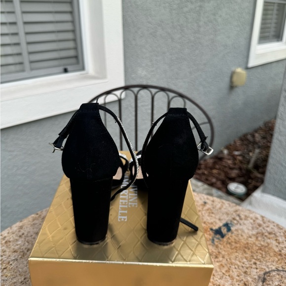 Black Rhinestone Heels - Picture 4 of 5